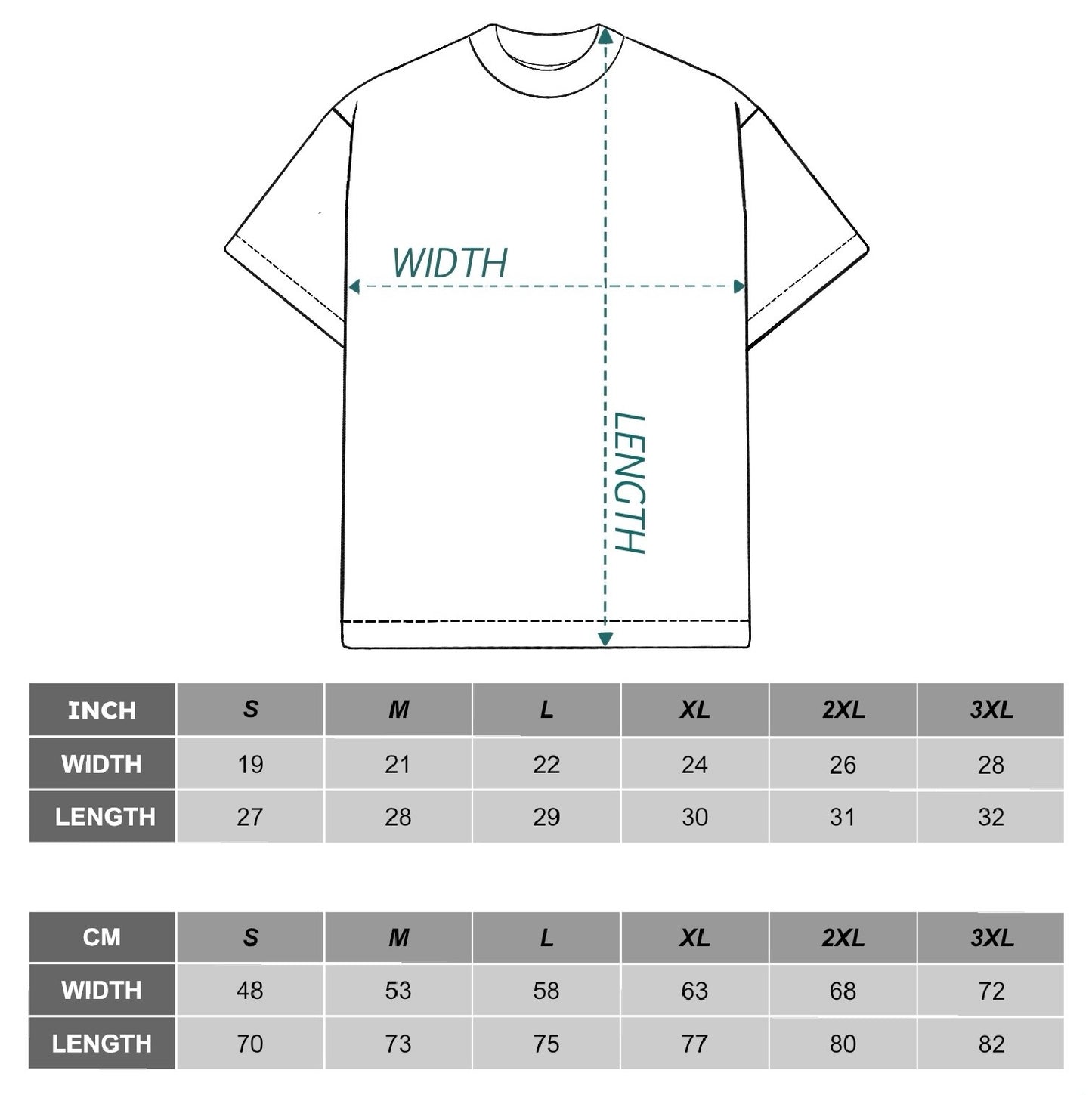 ALL CAPS Tee (Pre-Made)